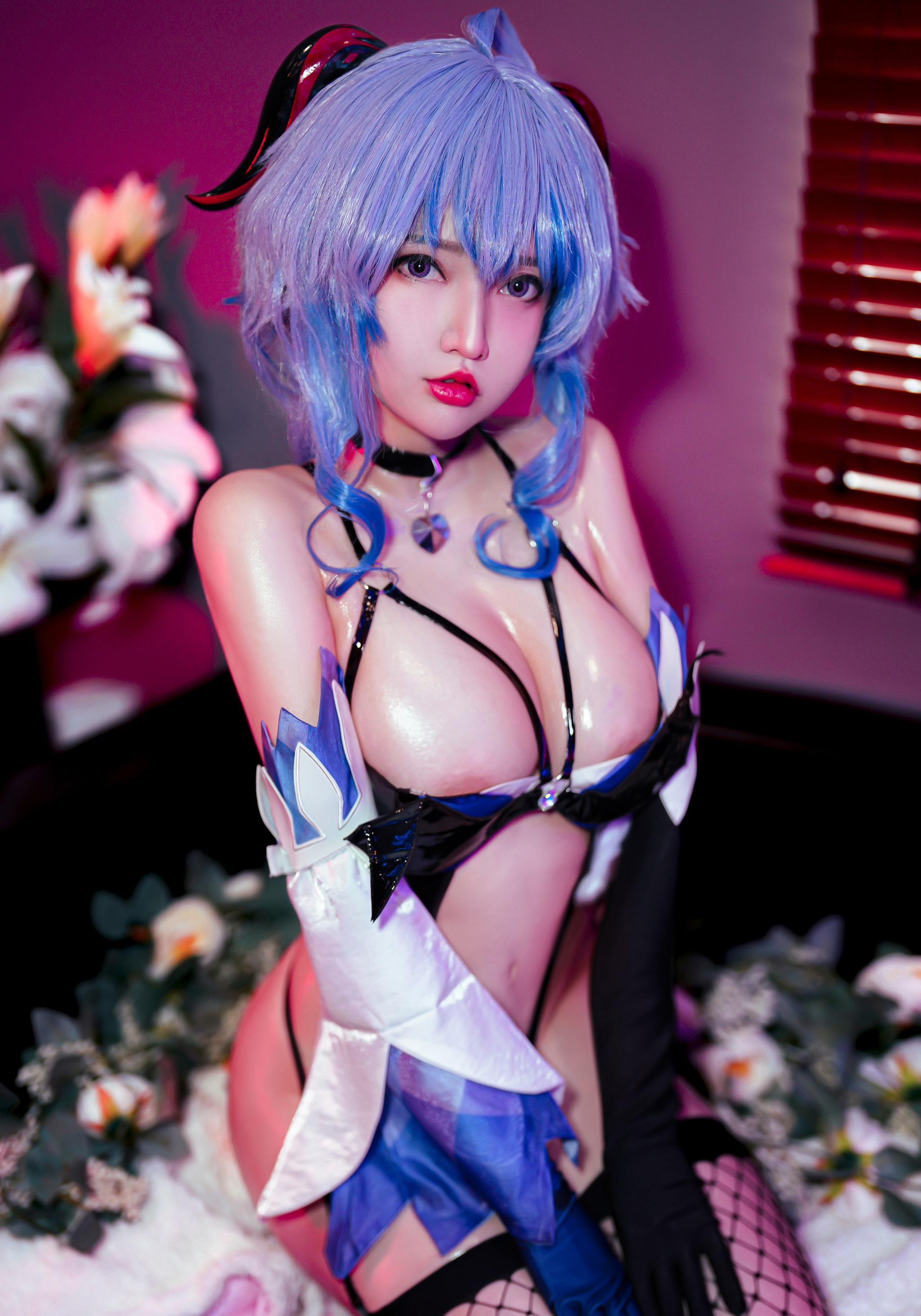 图片[1]-Potato Godzilla – NO.099 Ganyu Succubus[15P]-XikXak